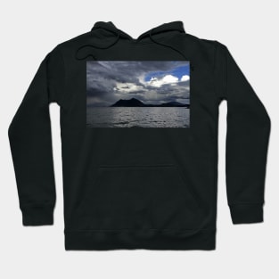 A cloudy day on Lake Maggiore Hoodie